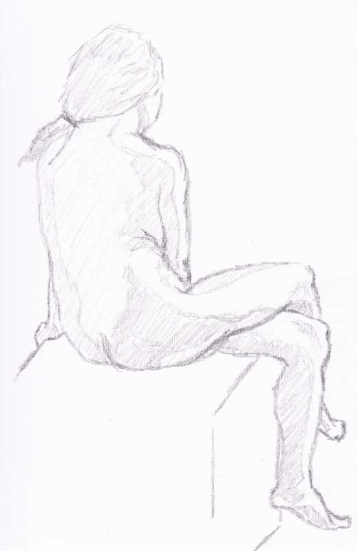 Woman, 3/4, rear