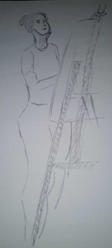 Artist sketch, pencil