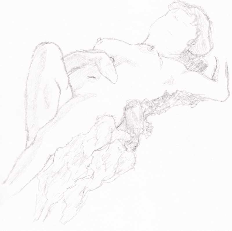 Reclining lady